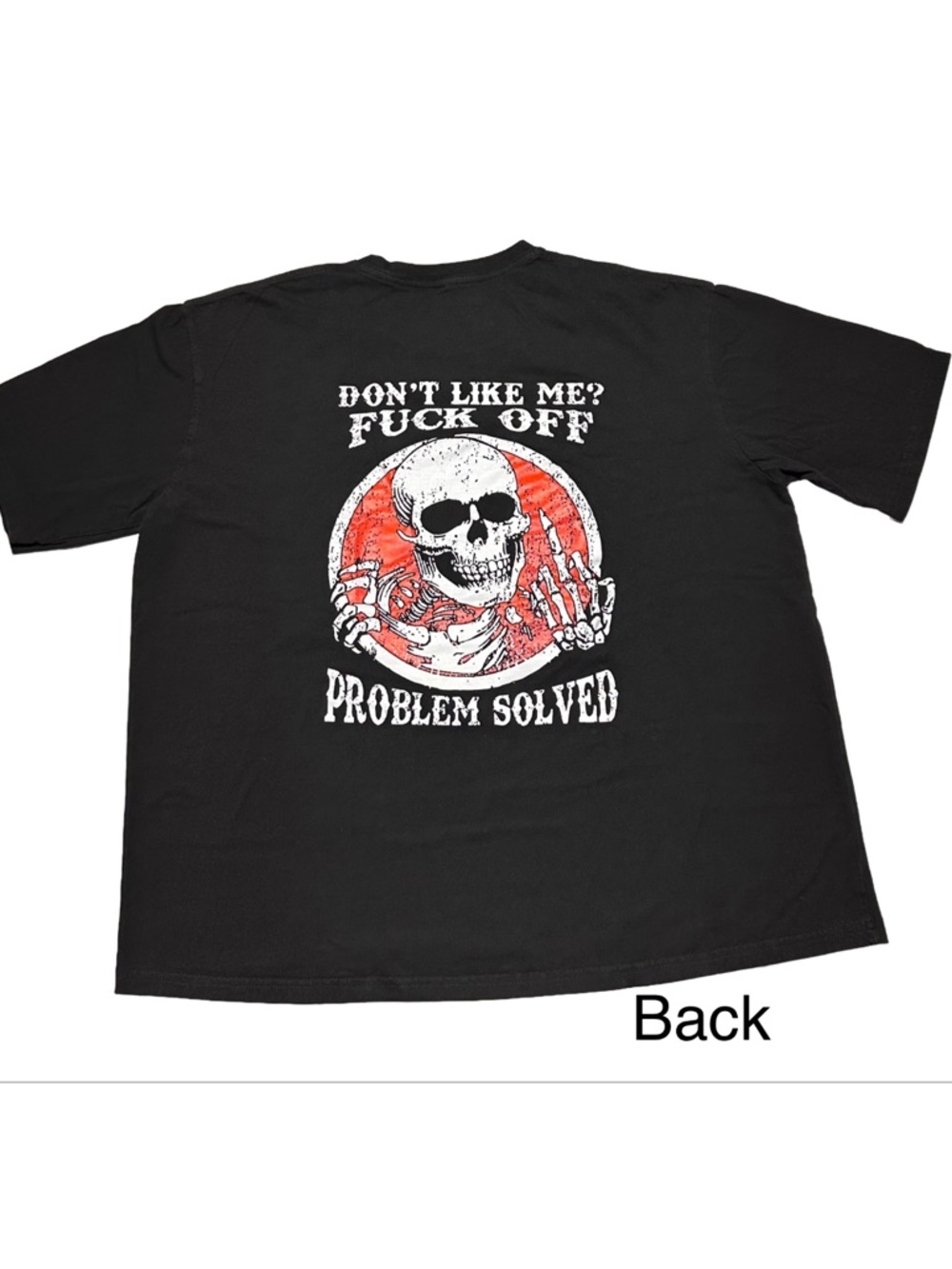 GRUNGE Skull Graphic Tee Punk Goth Streetwear Edgy Alt 2XL